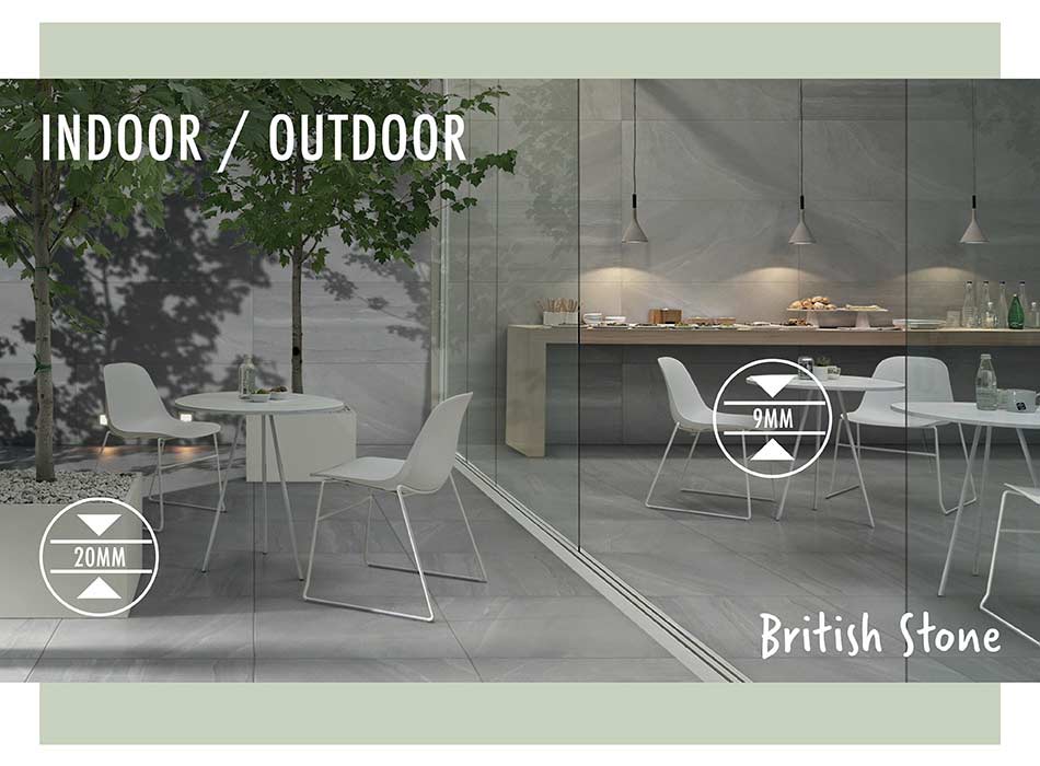 British Stone indoor and outdoor tile collection