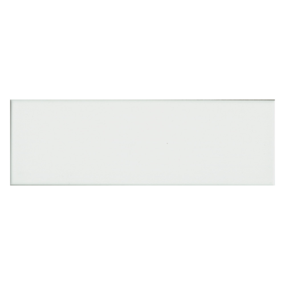 Step White Glossy Tile - 300x100mm