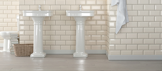 Metro Brick Bathroom Tiles | Subway Tiles UK | CTD Tiles