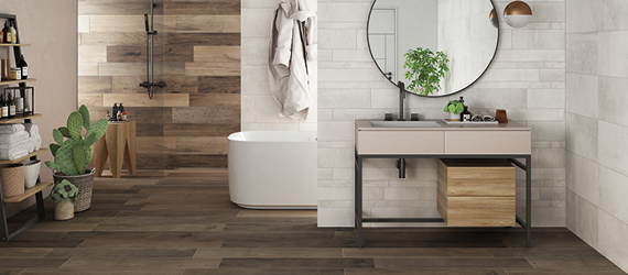 Wood Style Tiles | Wood Effect Bathroom Wall & Floor Tiles | CTD Tiles