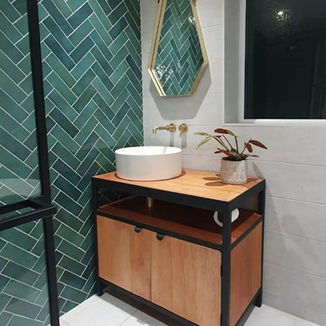 Aqua Green Bathroom tiles