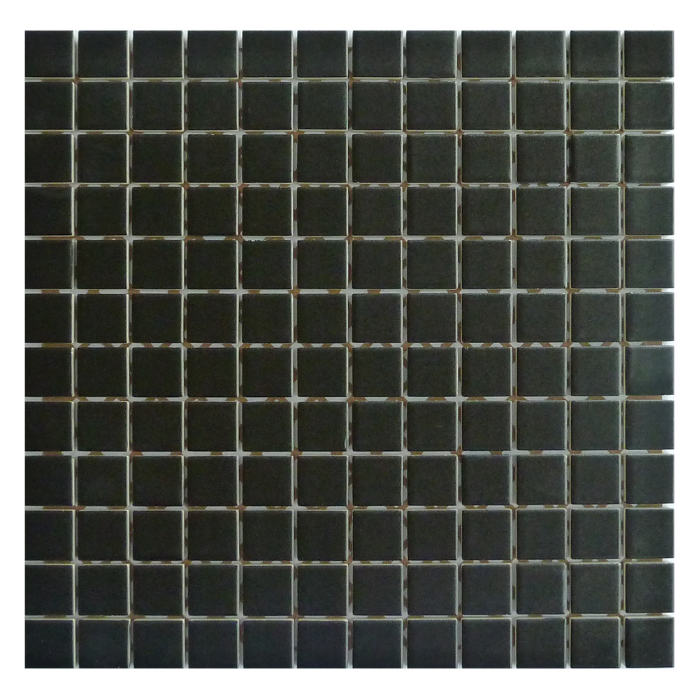 Black And White Mosaic Floor Tile Texture